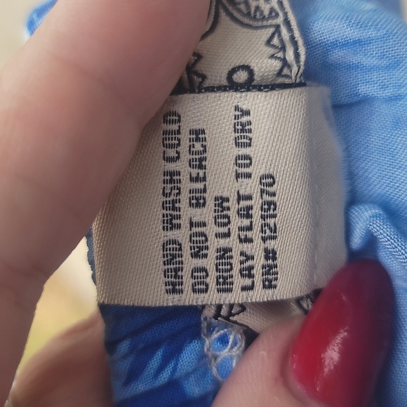 FLYING TOMATO rayon Bohemian floral high low hem summer dress large off shoulder - Picture 7 of 7